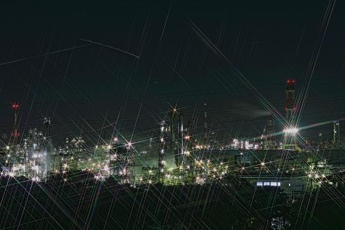 笠上山工場夜景