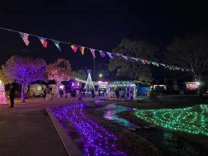 令和6年度点灯式当日の公園内の様子の写真