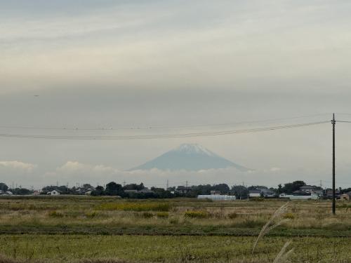 袖ケ浦から見る富士山