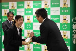 表敬訪問の様子