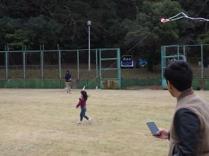 凧あげの様子２