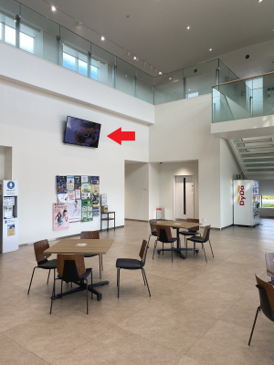 情報発信モニターの写真①