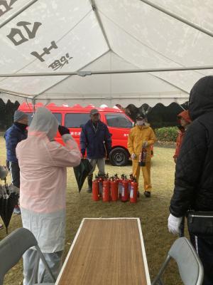 自治会分区防災訓練