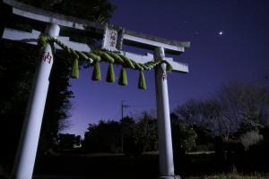 鳥居と木星