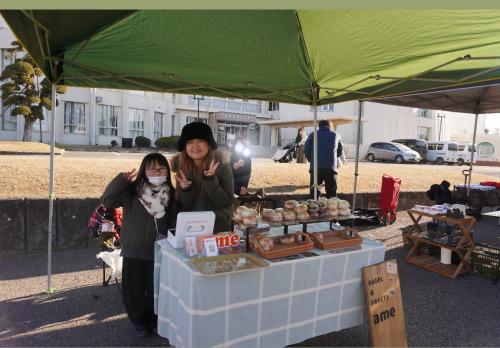 市民会館で朝市はじまる!?