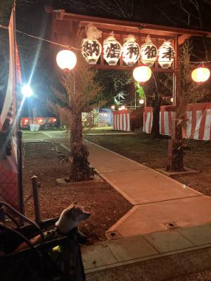 新年を迎える福王神社