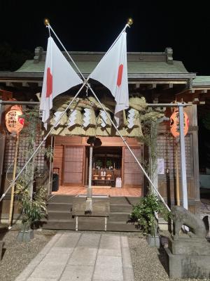 新年を迎える福王神社