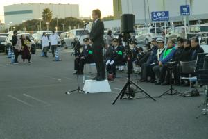 歳末警戒出動式の様子