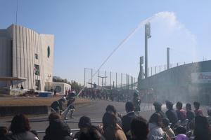 袖ケ浦市消防出初式の様子