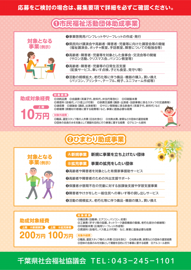 募集案内チラシ(裏)