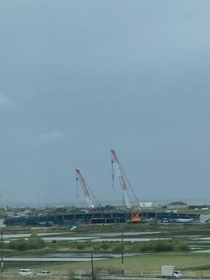 建設中の橋