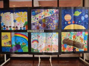 子ども絵画教室過去の大型作品右