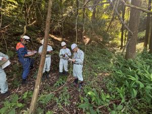 点検の様子
