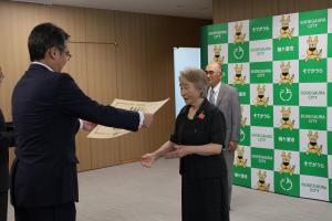 表彰式の様子