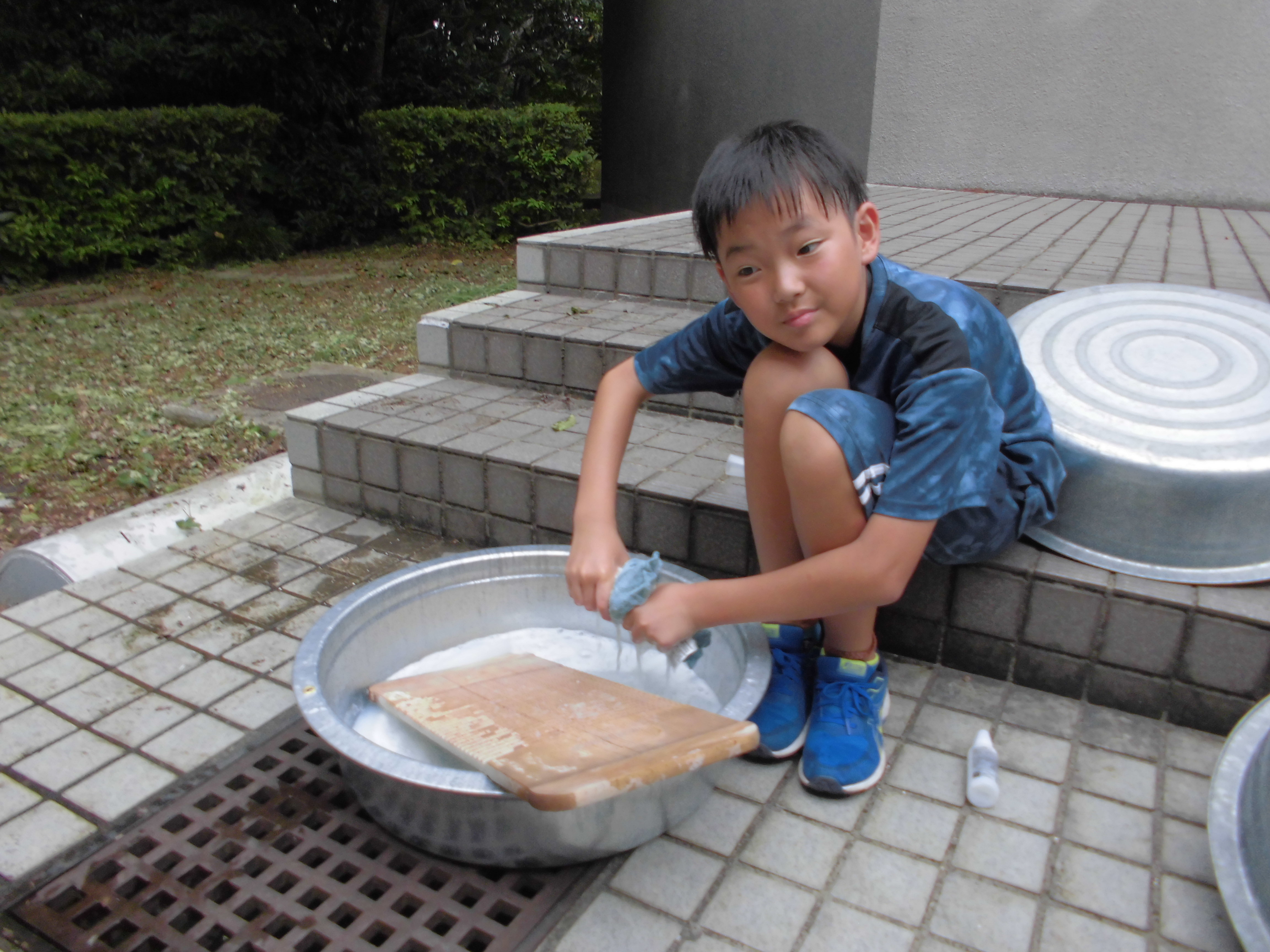 洗濯体験