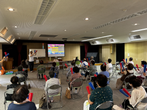 eスポーツ体験会（後ろから撮影）