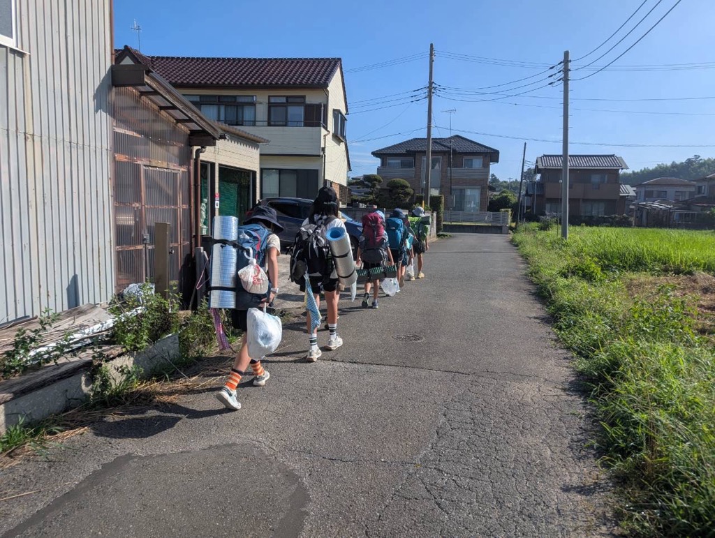 移動中