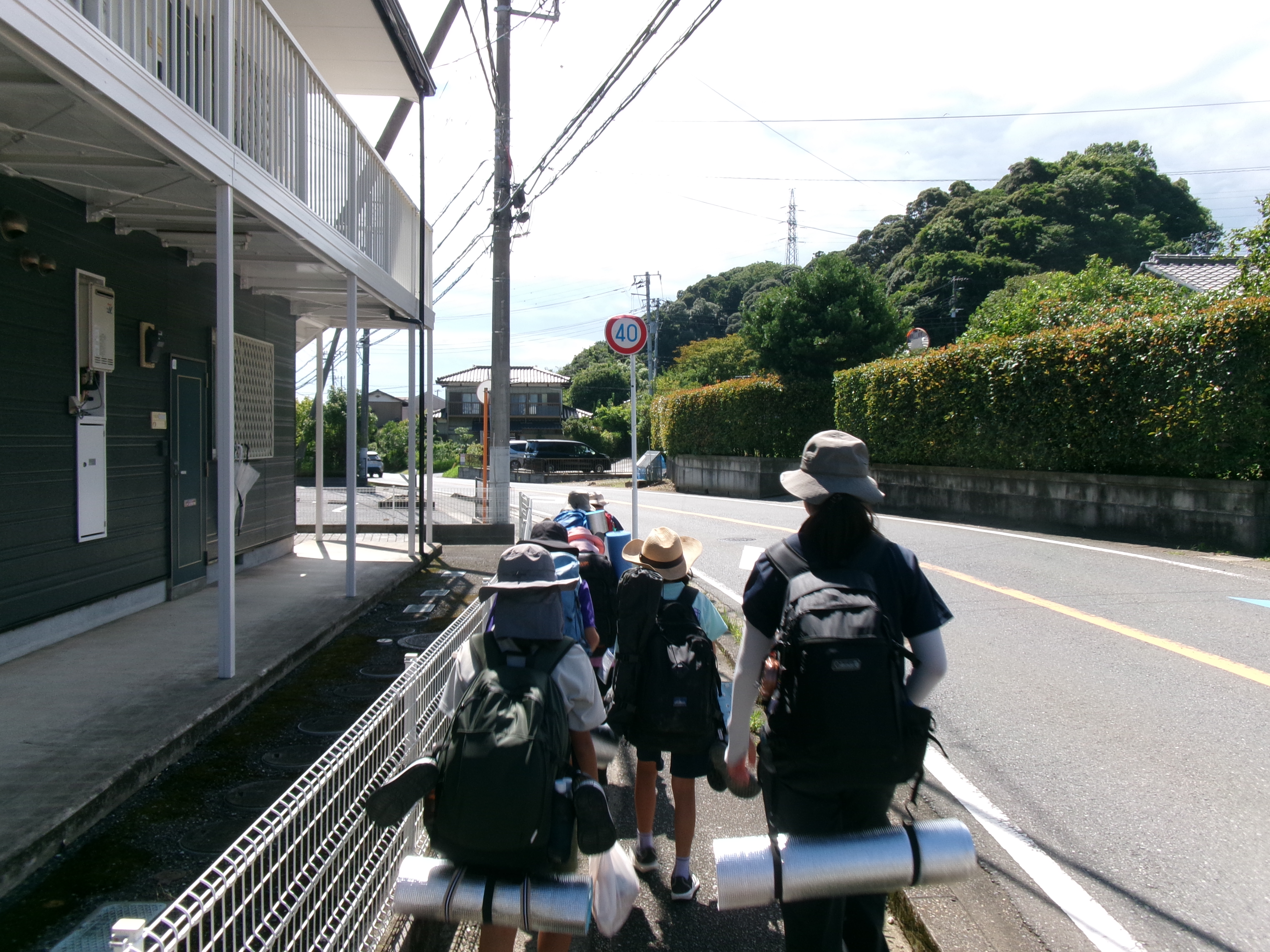 移動中