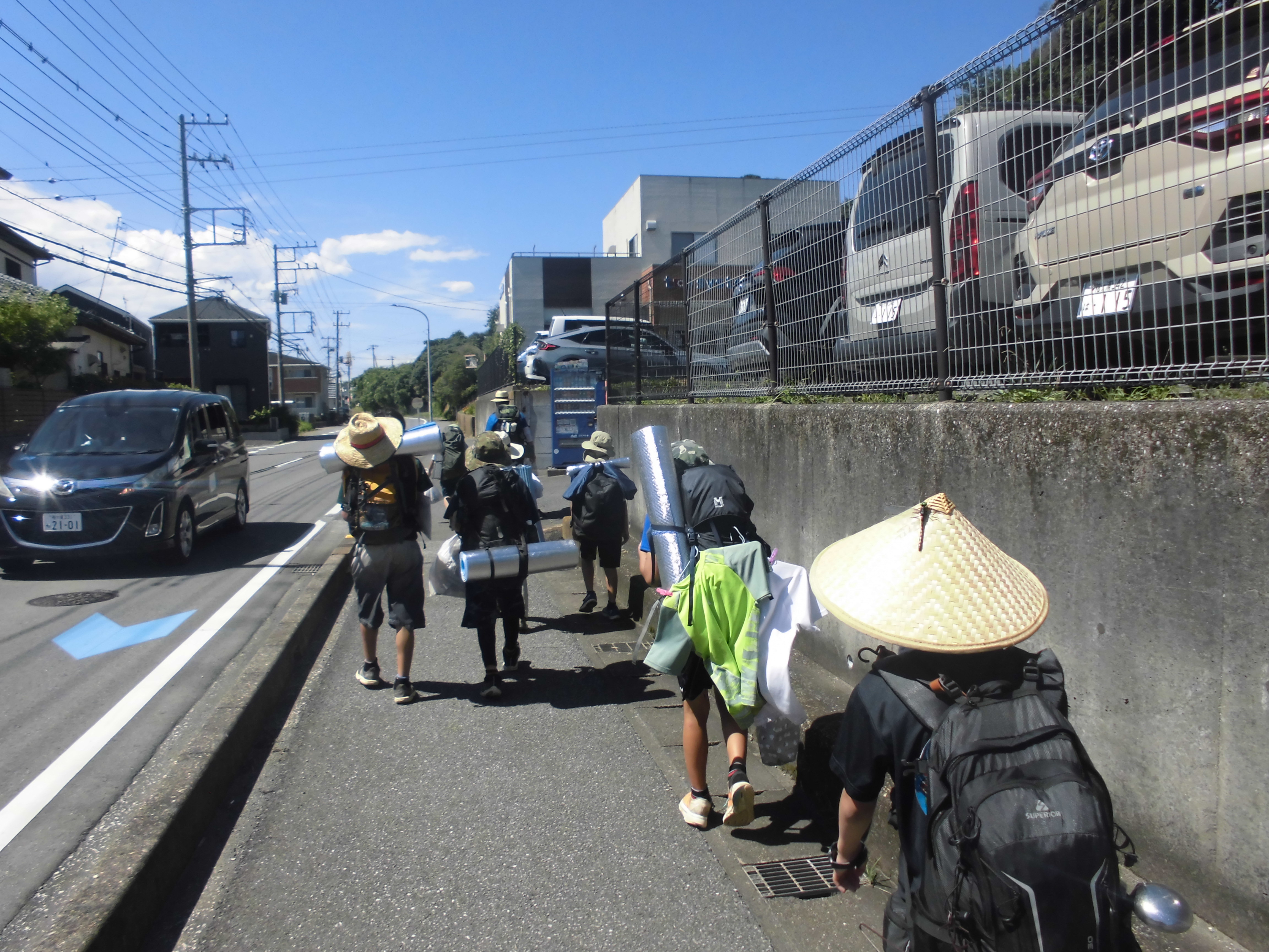 移動中