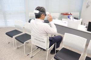 VRゴーグルによる原爆被害などの疑似体験