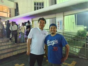 主催者との写真