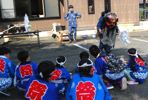 坂戸神社の祭禮【朝の行事】