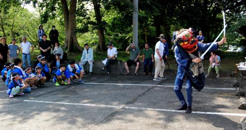 坂戸神社の祭禮【朝の行事】
