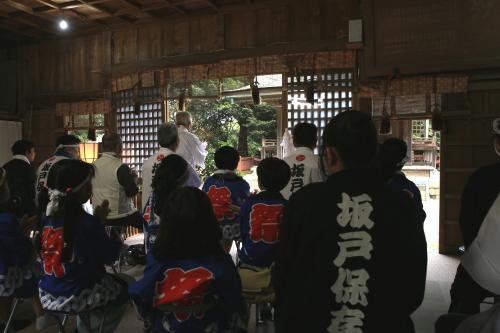 坂戸神社祭禮【境内とお神楽奉納】