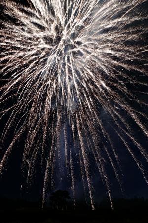 「ひらおかの夏祭り」の花火