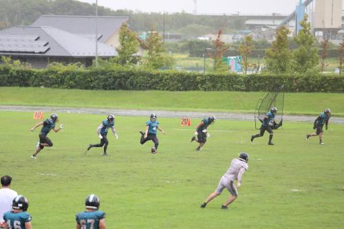 雨中の激闘