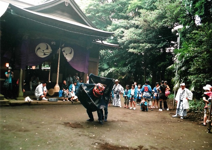 坂戸神社　お神楽奉納