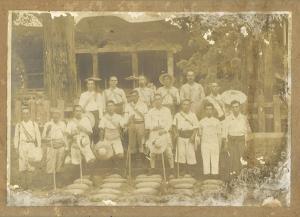 奈良輪村 昭和14年登拝記念写真
