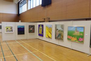 絵画展示風景